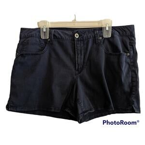 Faded Glory Juniors Plus Navy Daisy Dukes Short Shorty Booty Shorts 16